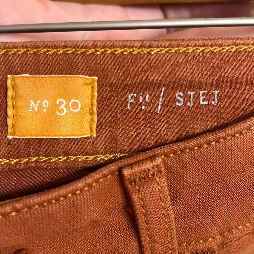 ✨Anthropologie Pilcro and the Letterpress Stet Sz 30 Pants Rust Brown Orange✨ - Picture 6 of 8